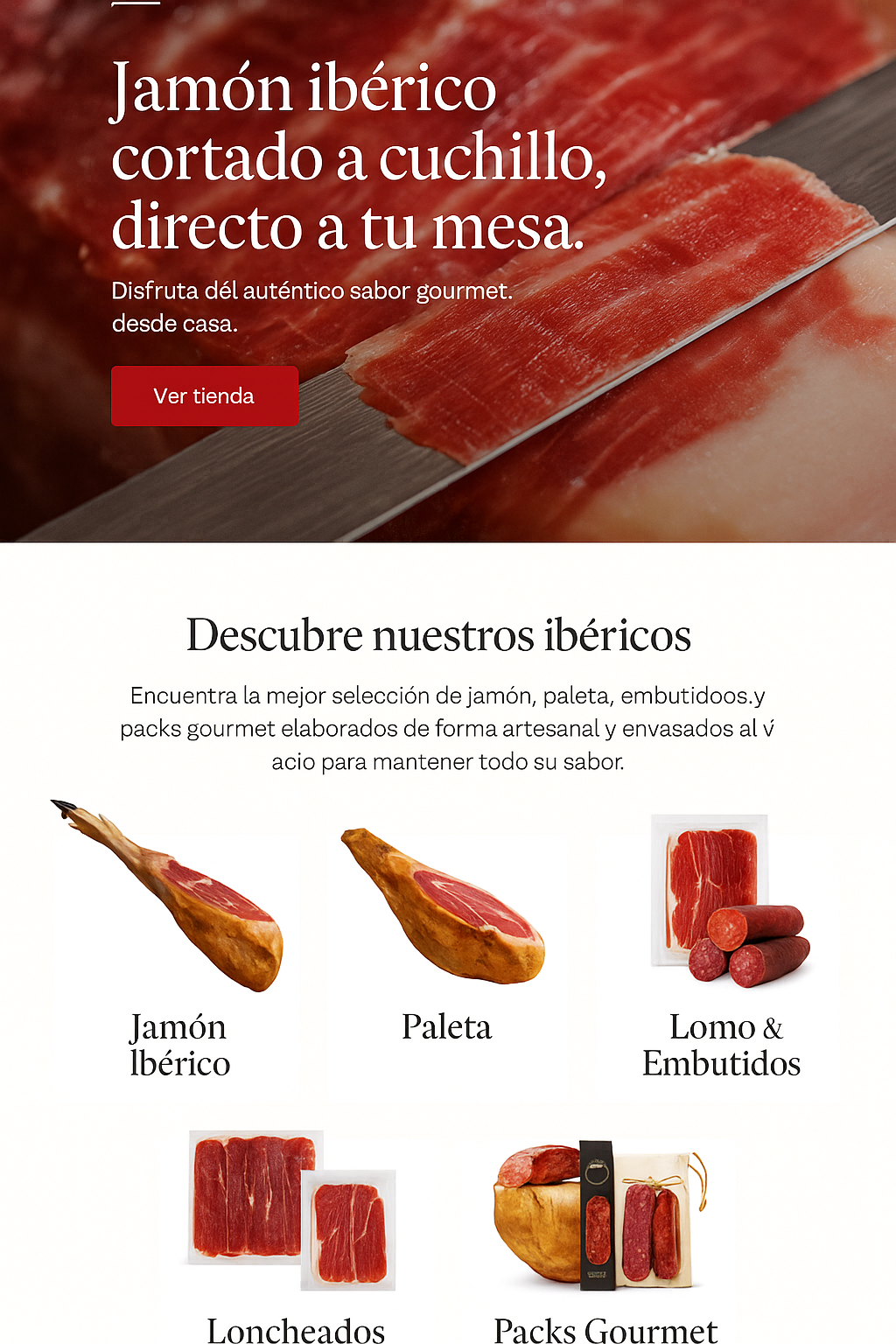 Jamón iberico bellota 50 %